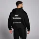 MP Herren Hybrid Kapuzenpulli mit 1/4-Reißverschluss – Schwarz