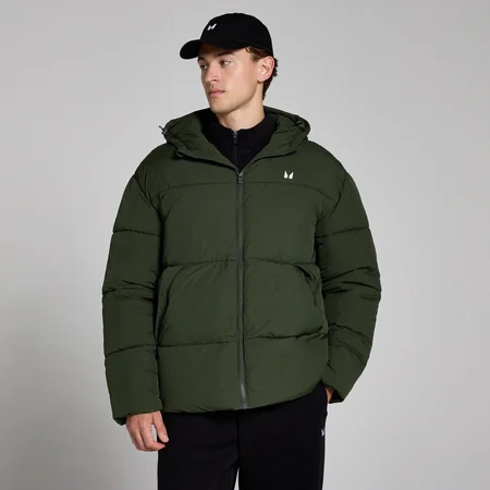 MP Herren Kurze Steppjacke – Waldgrün