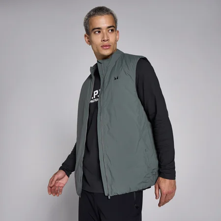 MP Herren Lifestyle Wattierte Weste – Moosgrau