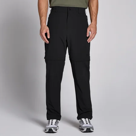 MP Herren Lifestyle 2-in-1-Wanderhose/Shorts – Schwarz