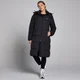 MP Damen Lange Steppjacke — Schwarz
