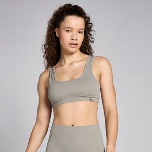 MP Damen Lifestyle Nahtloser Waffel-BH – Tonerde - Size XS