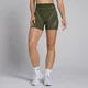 MP Damen Tempo Nahtlose Linear-Shorts – Dunkles Olivgrün