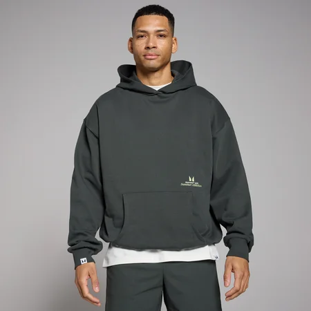 MP Lifestyle Oversized Kapuzenpullover – Verwaschenes Schwarz