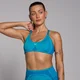 MP Damen Tempo nahtloser Hybrid-Sport-BH – Ozeanblau