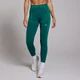MP Damen Tempo nahtlose Hybrid-Leggings – Dunkles Türkis