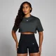 MP Damen Origin Super Crop Graphic T-Shirt – Verwaschenes Schwarz