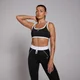 MP Damen Tempo Kontrast-Sport-BH – Schwarz