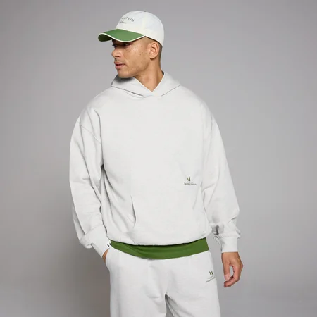 MP Lifestyle Oversized Kapuzenpullover – Hellgrau