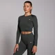 MP Damen Shape Nahtloses Langarm-Crop-Top