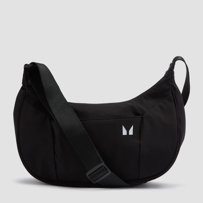 MP Nylon-Schultertasche – Schwarz