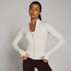MP Damen Tempo Ultra Nahtlose Jacke mit Reißverschluss – Nebel