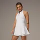 MP X Tatiana Tenniskleid mit Kragen – Weiß