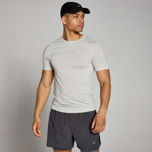 MP Herren Velocity Muscle Fit Nahtloses T-Shirt – Chrom - Size M