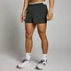 MP Herren 7,5 cm Gewebte Trainingsshorts – Verwaschenes Schwarz