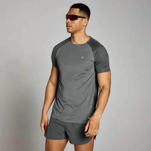 MP Herren Velocity Netz-T-Shirt – Dunkelgrau