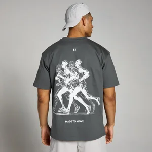 MP Velocity Ultra Jogging Grafik-T-Shirt – Dunkelgrau - Size XXS - XS