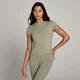 MP Damen Tempo Body Fit Kurzarm-T-Shirt – Brindle