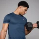 MP Herren Grid Trainings-T-Shirt – Dunkelblau