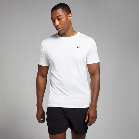 MP Herren Active Grid Trainings-T-Shirt – Weiß