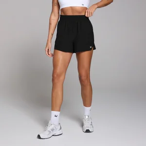 MP Damen Active Gewebte Shorts mit Taschen – Schwarz - Size XL
