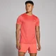 MP Herren Tempo Meliertes T-Shirt – Korallenrot