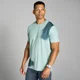 MP Herren Velocity Netz-T-Shirt mit Aufdruck – Grauer Nebel