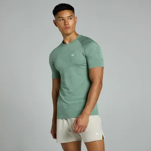 MP Herren Tempo nahtloses T-Shirt – Hellgrün - Size XS
