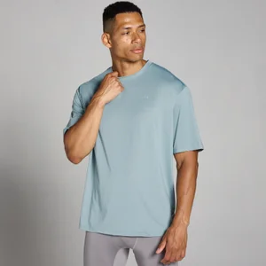 MP Herren Tempo Oversize-Netz-Trainings-T-Shirt – Blei - Size M
