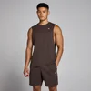 MP Herren Rest Day Tanktop mit weitem Armausschnitt – Schokolade