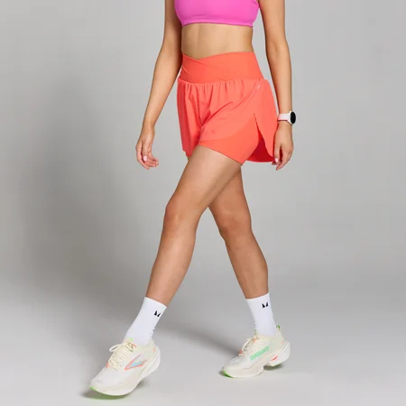 MP Damen Velocity Plissee-Laufshorts – Bernstein