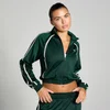 MP Damen Trikot Trainingsjacke – Dunkles Smaragdgrün