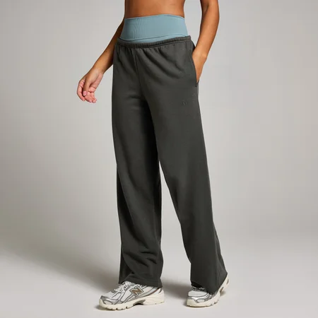 MP Damen Tempo Mittelhohe Jogginghose mit Geradem Bein – Nachtgrau