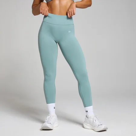 MP Damen Tempo Mittelhohe Nahtlose Leggings – Blei