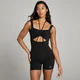 MP Damen Studio Geraffter Body – Schwarz