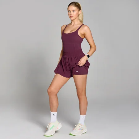 MP Damen Velocity All-In-One Plissee-Shorts – Port