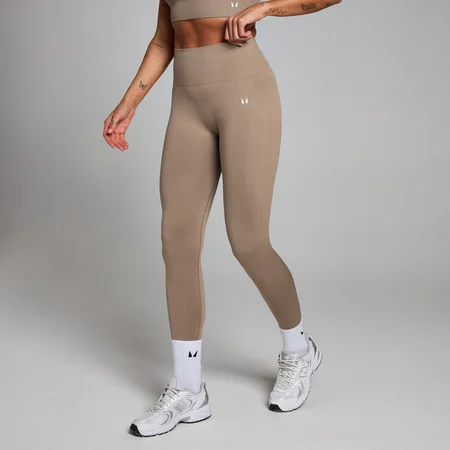 MP Damen Shape Nahtlose Leggings – Helles Graubraun