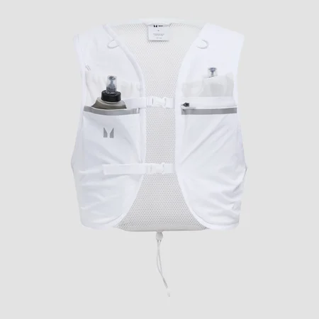 MP Hydration Vest und 2 weiche Laufflaschen als Paket - Weiß