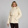 MP Damen Kurze Jacke mit verstellbarem Bund – Helles Cremeweiß