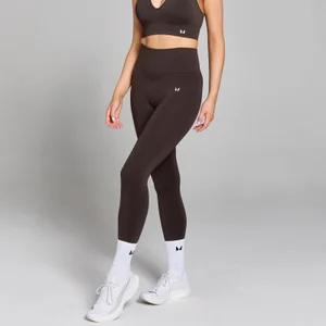 MP Damen Tempo Nahtlose Scrunch-Leggings – Schokolade - Size XS
