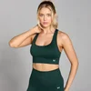 MP Damen Nahtloser Shape Sport-BH — Dunkles Smaragdgrün