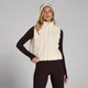 MP Damen Borg Crop-Weste – Helles Cremeweiß