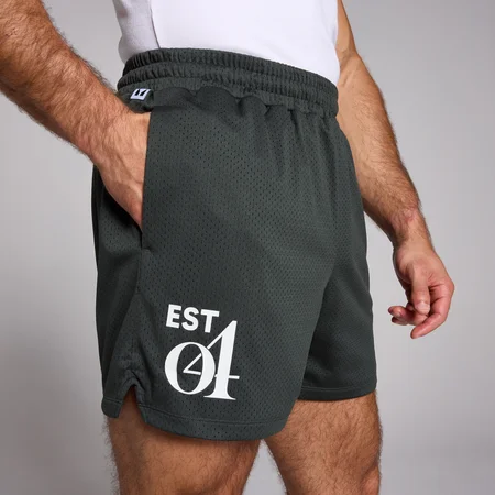 MP Herren Netz-Shorts – Verwaschenes Schwarz