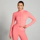 MP Damen Tempo Crop-Jacke – Korallenrosa