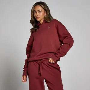 MP Damen Basics Oversize-Kapuzenpulli – Kirsche - Size M