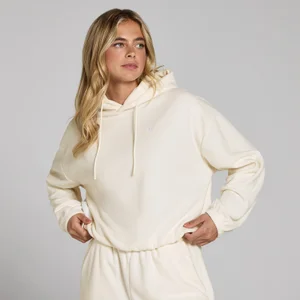 MP Damen Fleece-Kapuzenpulli – Helles Cremeweiß - Size XL