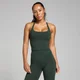 MP Damen Tempo Riemchentop mit Racerback – Dunkles Smaragdgrün