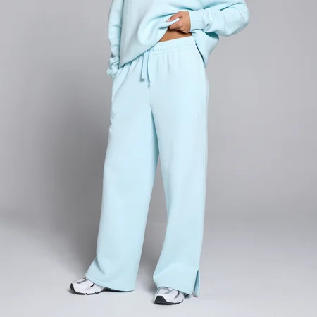 MP Damen Basics Jogginghose mit geradem Bein – Babyblau