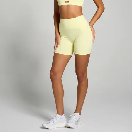 MP Damen Tempo Ultra Curved Seam Shorts – Zitrone