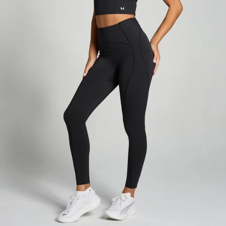 MP Damen Tempo Ultra Curved Seam Leggings – Schwarz